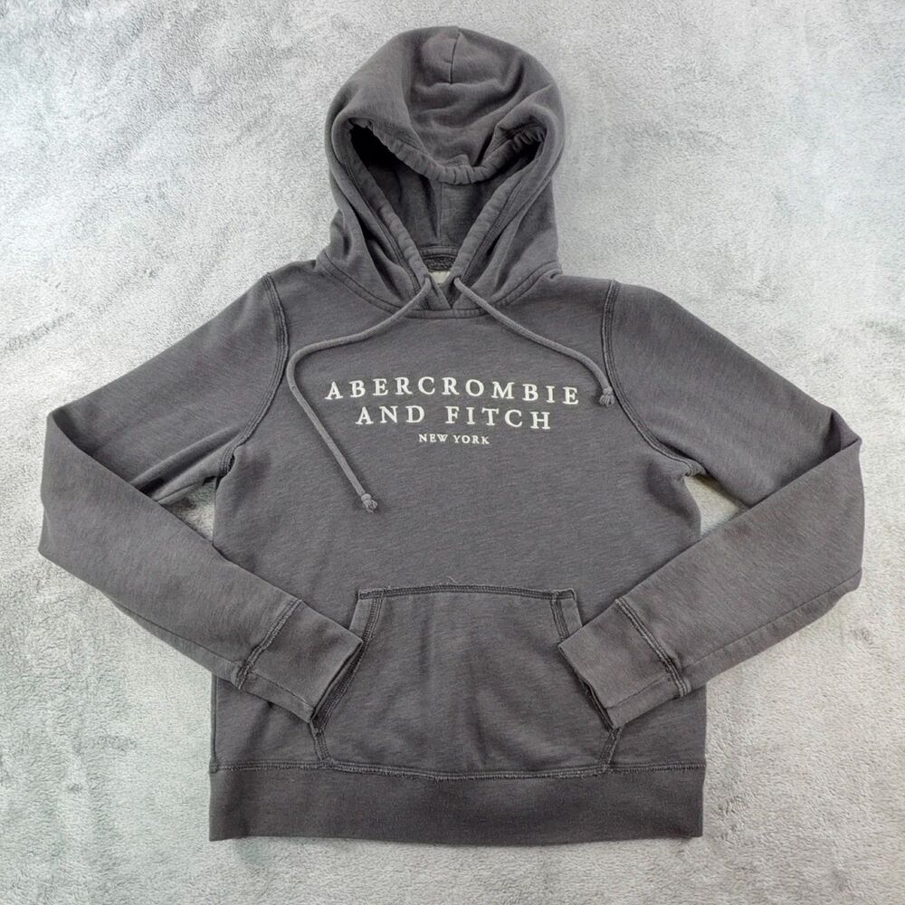 Abercrombie & Fitch Soft A&F Collection Gray Youth Pullover Hoodie S